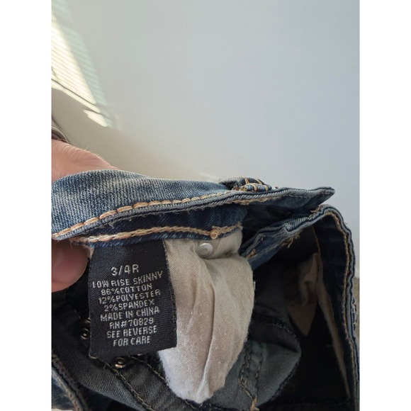 Premiere by rue21 Y2K Low-Rise Skinny Jeans – Size 3/4 Regular - Picture 5 of 5